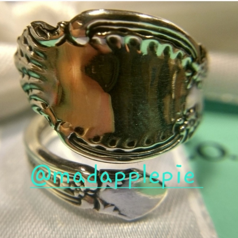 Antique1892 Tiffany & Company Richeliue Spoon-Ring #14 - Picture 2 of 9
